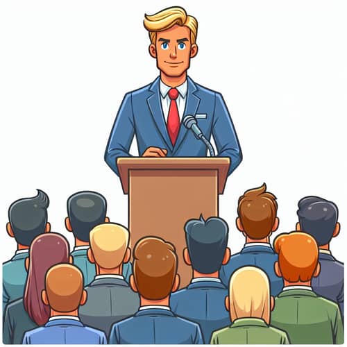 Donald Trump Cartoon Speech: Audience Reactions