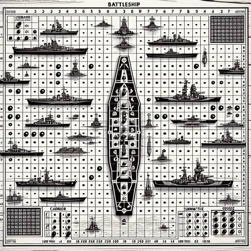 Battleship Game Board Strategy & Ship Types Overview