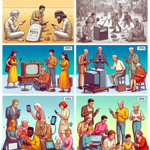 Evolution of Media: From Stone Tablets to Smartphones
