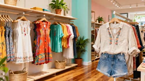 Beautiful Summer Clothing Store Interior Design Beautiful Summer Clothing Store Interior Design