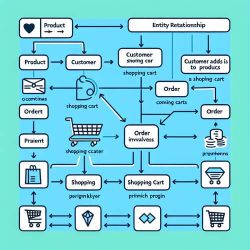 Online Shopping System ERD: Products, Customers, Orders