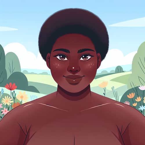 Confident Portrait of Myself with Dark Skin | Online Gallery