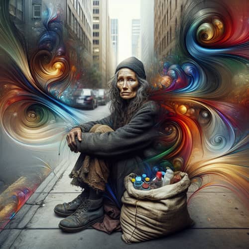 Empathy and Resilience: Portraying the Multifaceted Story of a Homeless Woman