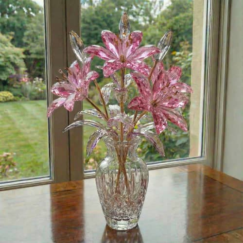 Light Pink Crystal Lily Color Change Light Pink Crystal Lily Color Change