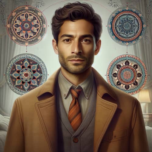 Experienced Afghan Magician with Mandala Magic Shields