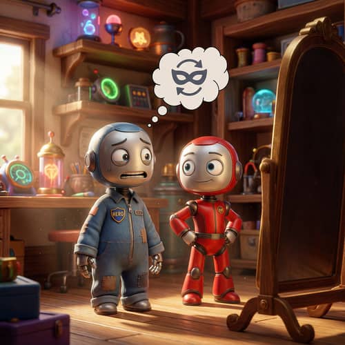 Pixar-Style 3D Animation: Identity Suplantation Art Pixar-Style 3D Animation: Identity Suplantation Art