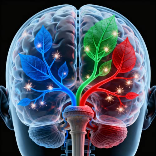 Neural Connections: Illustration of Brain Activity Neural Connections: Illustration of Brain Activity