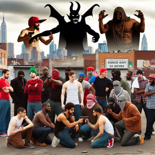 Urban Chaos: Gang Confrontation with Demonic Entity