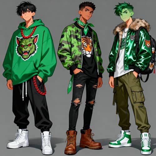 Beast Boy Inspired Streetwear Outfits