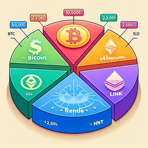 Top 5 Crypto Investment Breakdown - $10,000 Portfolio