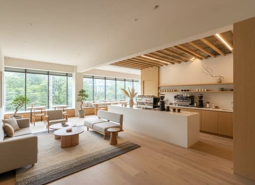 Japandi Minimalist Modern Cozy Cafe Japandi Minimalist Modern Cozy Cafe