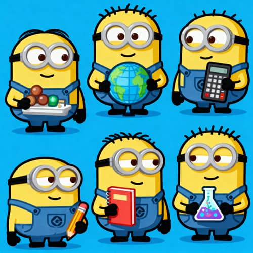 Fun Minion-Like Cartoon Characters Collection Fun Minion-Like Cartoon Characters Collection