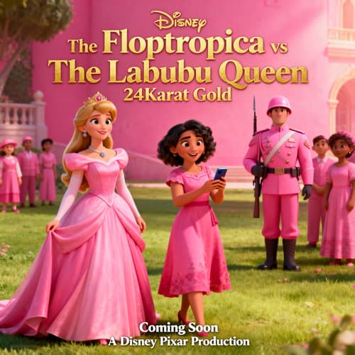 Floptropica vs Labubu Queen: A Pixar Adventure Floptropica vs Labubu Queen: A Pixar Adventure