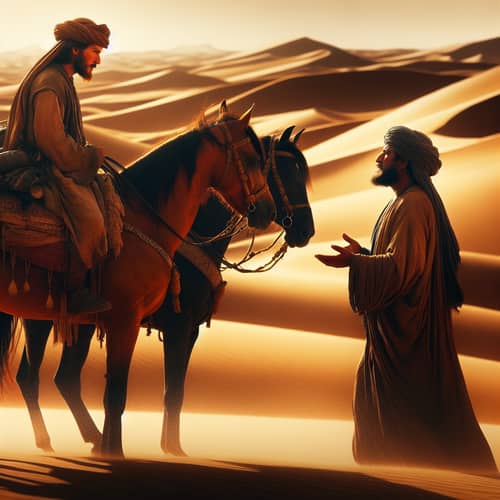 Historical Exchange in Jahiliyyah: Deserts, Horses, and Dialogue