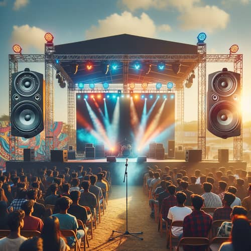 Outdoor Event Speakers: Live Setup & Entertainment
