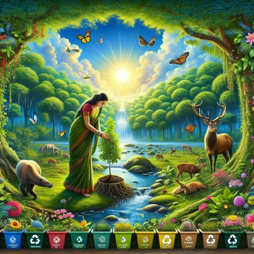 Harmony with Nature: Cultivating Life & Conserving Resources