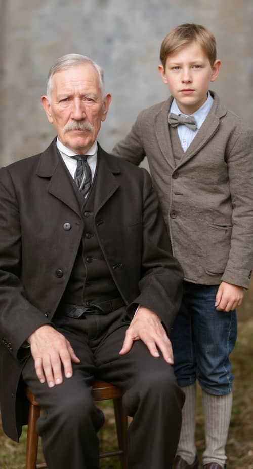 Restore and Colorize Vintage Portrait Photo
