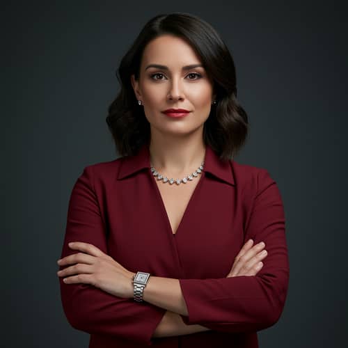 Elegant Portrait of a Confident Businesswoman