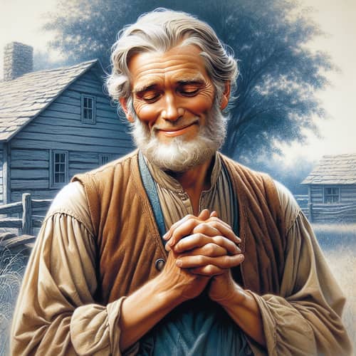 Benevolent Elder Man Embodying Compassion and Kindness