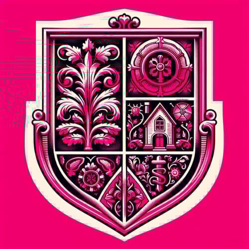 Intricate Family Crest Symbolizing Strength and Unity