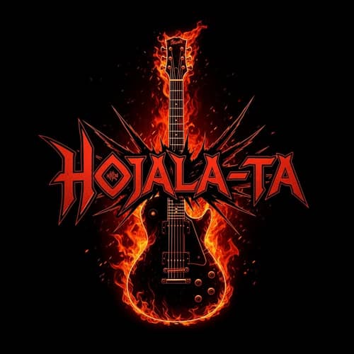 Hojala-ta: Gritty Rock Band Logo Design