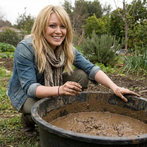 Hilary Duff 2009: A Muddy Throwback Hilary Duff 2009: A Muddy Throwback