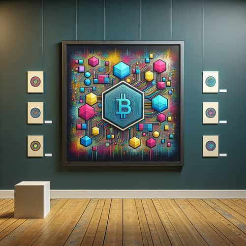 Colorful Abstract Art NFT Showcase | Digital Gallery Display