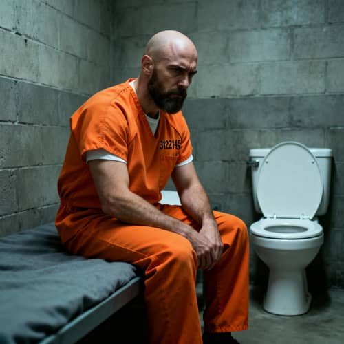 Inmate Reflection: A Moment in a Prison Cell