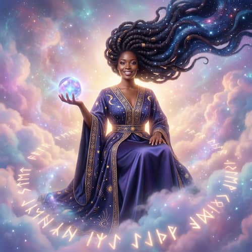 Celestial Goddess: Ethereal and Majestic Beauty Celestial Goddess: Ethereal and Majestic Beauty