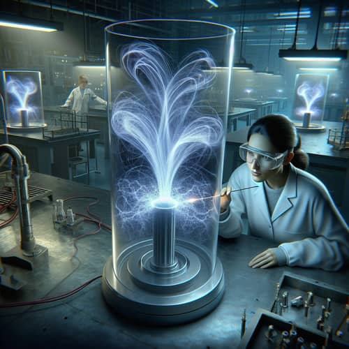 Cold Plasma Demonstration in High-Tech Lab