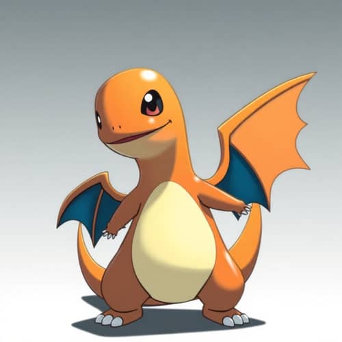 Realistic Charmander Art Collection