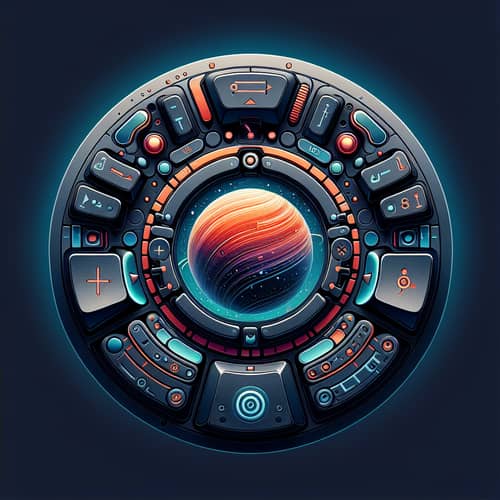 Circular Computer Key | Keyboard Circle Button
