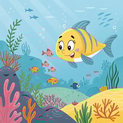 Palfish Backgrounds: Fun Elementary Cartoons