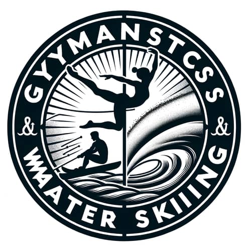 Gymnastics & Water Skiing Association Emblem