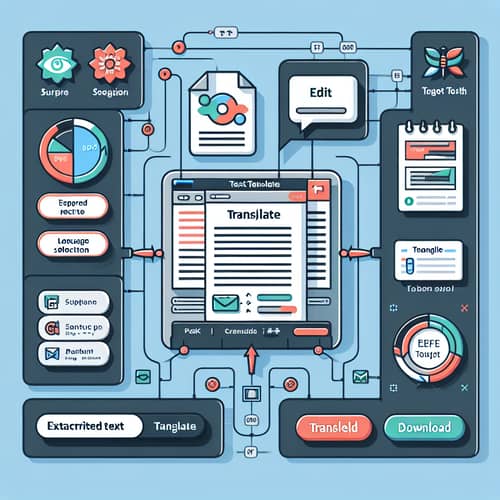 Interactive Text Translator Dashboard for PDF Documents