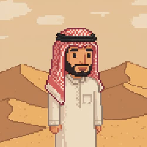 8-Bit Saudi Character Design