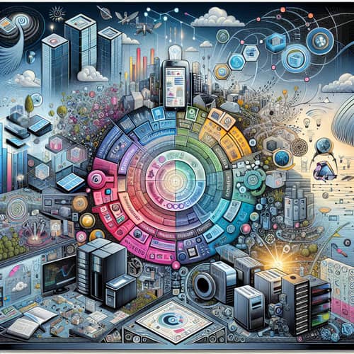 Cutting-Edge Technology Collage: Servers, Microcontrollers & More
