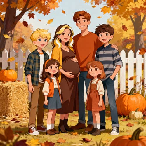 Create a Cartoon Family: Fall-Themed Fun Create a Cartoon Family: Fall-Themed Fun