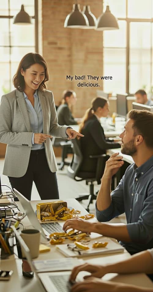 Colleague Devours All Butter Cookies