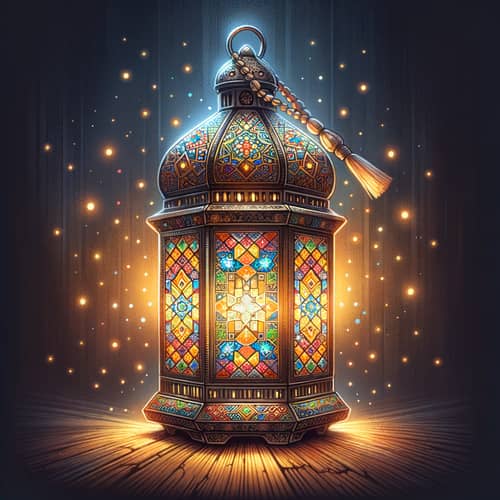 Traditional Ramadan Lantern | Islamic Geometric Art