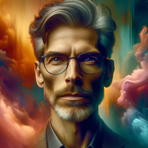 Modern Self-Portrait | Artistic Expression with Contemporary Flair