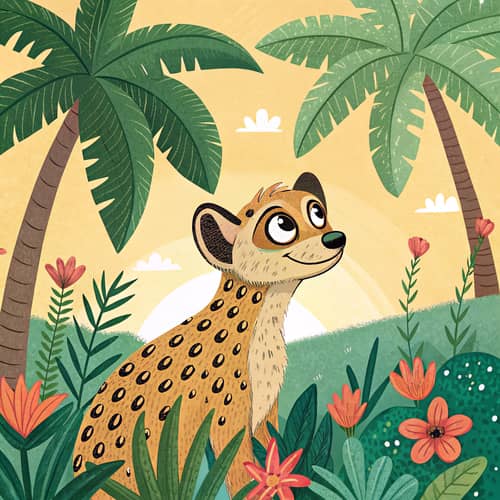 Vibrant Tropical Fursona Character Design