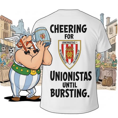 Obelix Shirt Design for Unionistas de Salamanca
