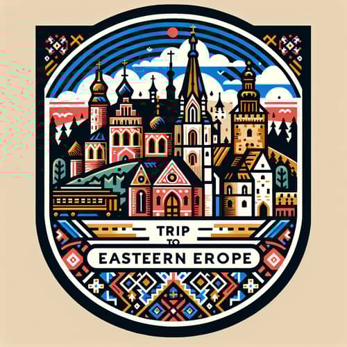 Trip to Eastern Europe Logo: Rich Cultures & Historic Landmarks