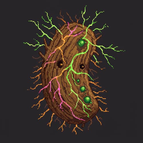Lightning Tree Microbacteria - Pixel Art