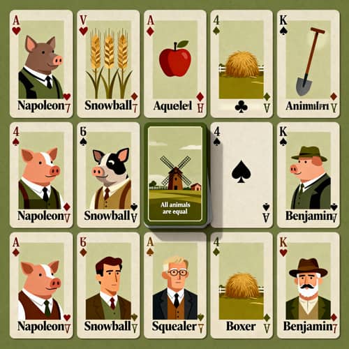 Animal Farm Playing Cards Deck Animal Farm Playing Cards Deck