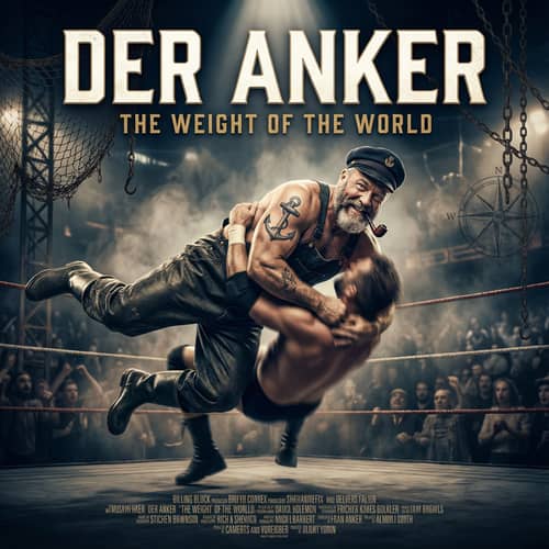 Epic Movie Poster of Wrestler 'Der Anker'