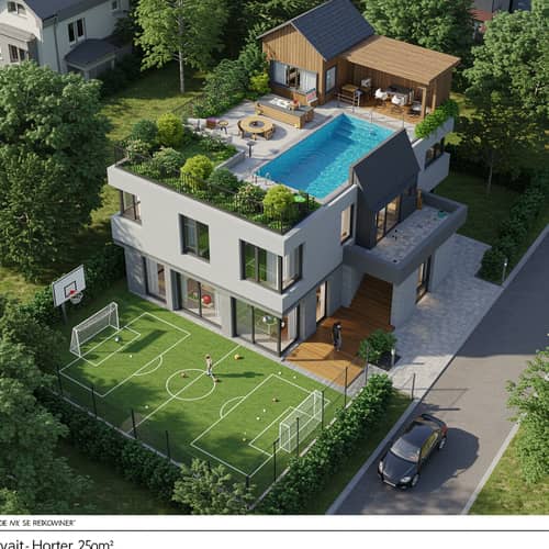 Dream 250m2 House with Sports Facilities & Garden