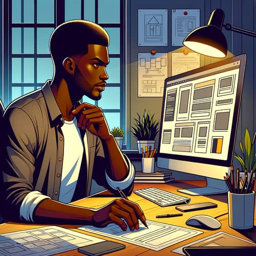 Confident African Man Web Development | Website Design