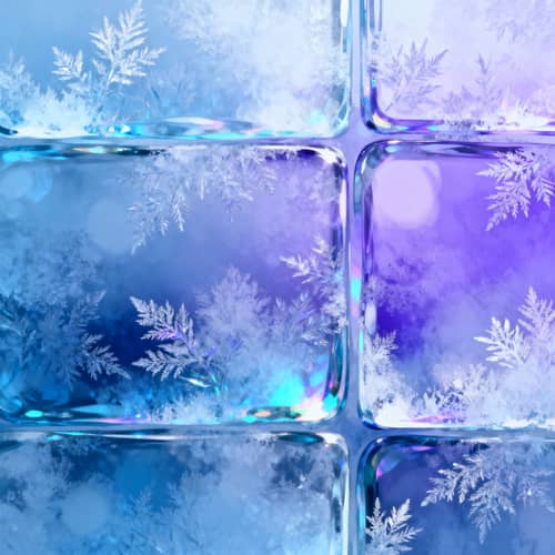 Iridescent Crystal Texture: Blue to Purple Gradient Iridescent Crystal Texture: Blue to Purple Gradient